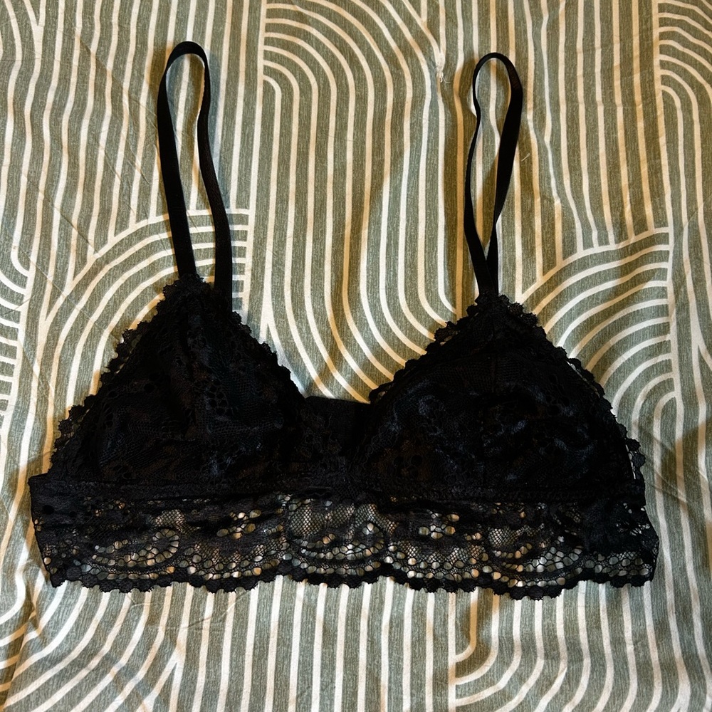 Elegant Black Lace Bralette